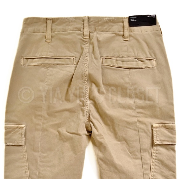 J Brand Women's SZ 24 Houlihan Cargo Midrise Skinny Stretch Ankle Jeans Sandsky - Picture 9 of 15